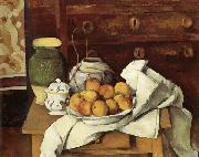 Paul Cezanne Nature morte avec commode oil on canvas